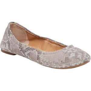Lucky Brand Emmie Flat in Grout Suede, 7 NIB
